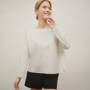 Wren Top Double Faced Linen